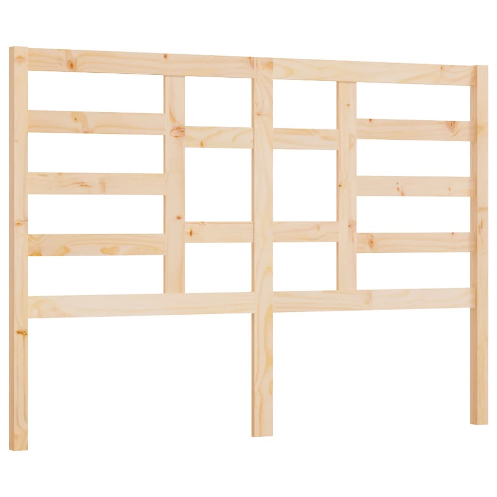 Bed Headboard 156 cm Solid Wood Pine