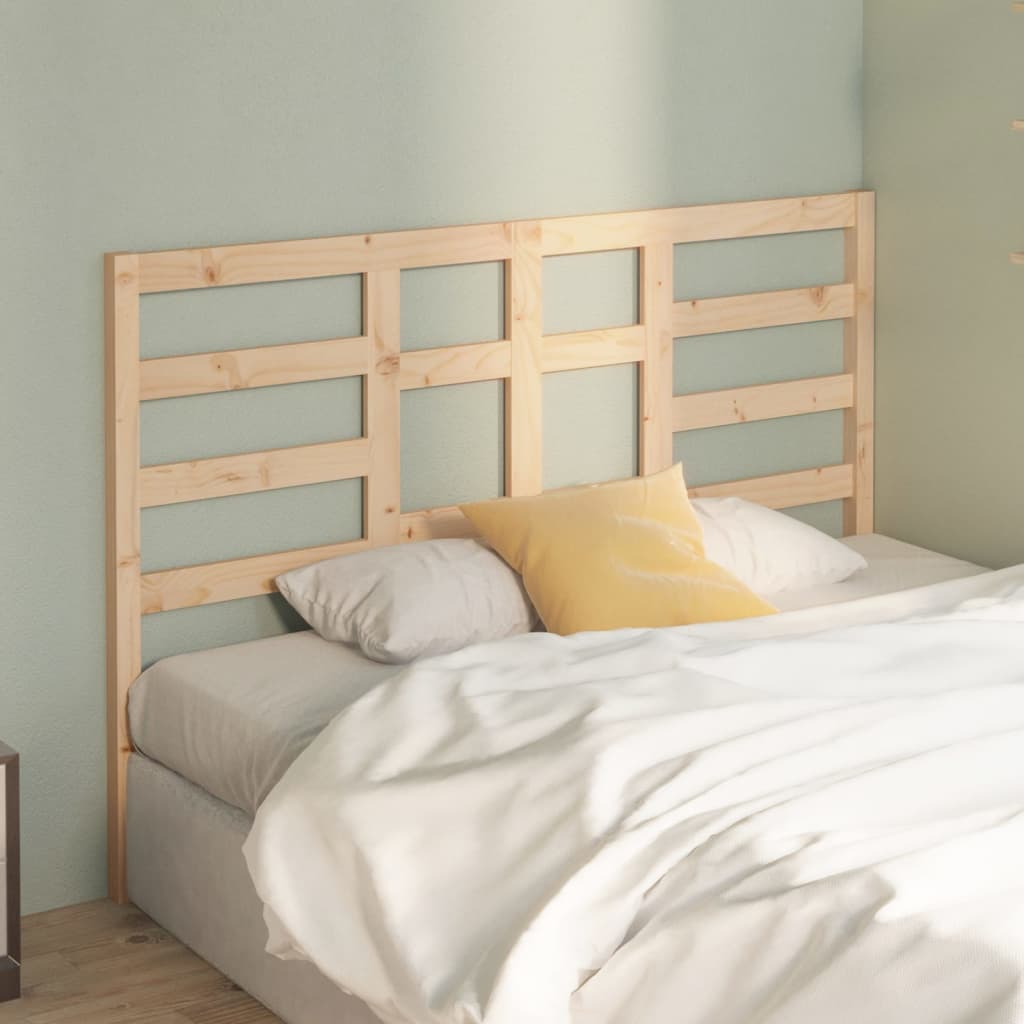 Bed Headboard 156 cm Solid Wood Pine