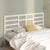 Bed Headboard White 186 cm Solid Wood Pine