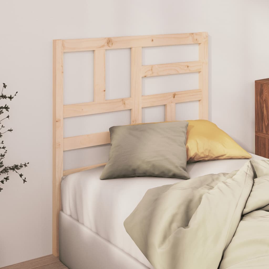 Bed Headboard 96x4x104 cm Solid Wood Pine