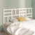 Bed Headboard White 186 cm Solid Wood Pine