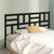 Bed Headboard Black 186 cm Solid Wood Pine