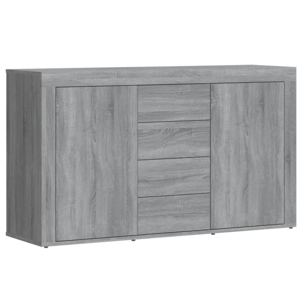 Sideboard Grey Sonoma 120x36x69 cm Engineered Wood