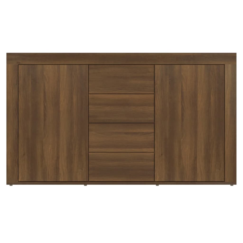 Sideboard Brown Oak 120x36x69 cm Engineered Wood