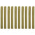 20 pcs Impregnated Fence Slats Wood 100 cm
