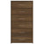 Sideboard with 6 Drawers Brown Oak 50x34x96 cm Engineered Wood