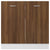 Sink Bottom Cabinet Brown Oak 80x46x81.5 cm Engineered Wood