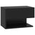 Wall-mounted Bedside Cabinets 2 pcs Black