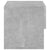 Wall-mounted Bedside Cabinet Concrete Grey