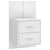 Wall-mounted Bedside Cabinet White