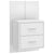 Wall-mounted Bedside Cabinets 2 pcs White