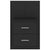 Wall-mounted Bedside Cabinet Black