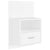 Wall-mounted Bedside Cabinet White