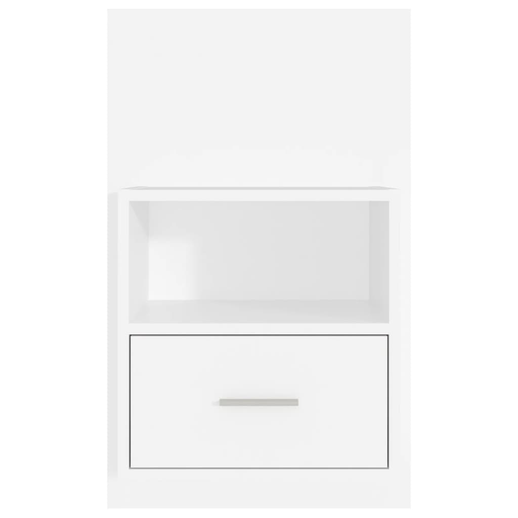 Wall-mounted Bedside Cabinet White