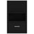 Wall-mounted Bedside Cabinet Black