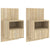 Wall-mounted Bedside Cabinets 2 pcs Sonoma Oak