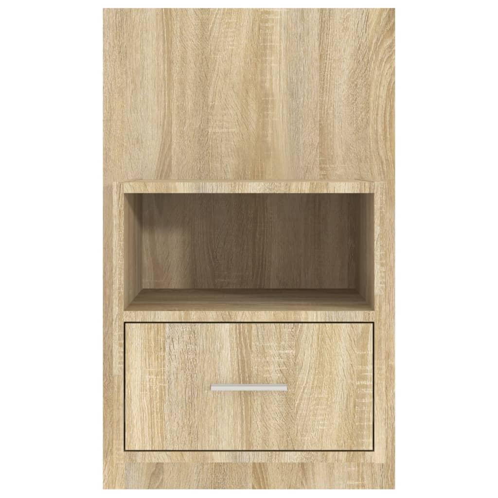 Wall-mounted Bedside Cabinets 2 pcs Sonoma Oak