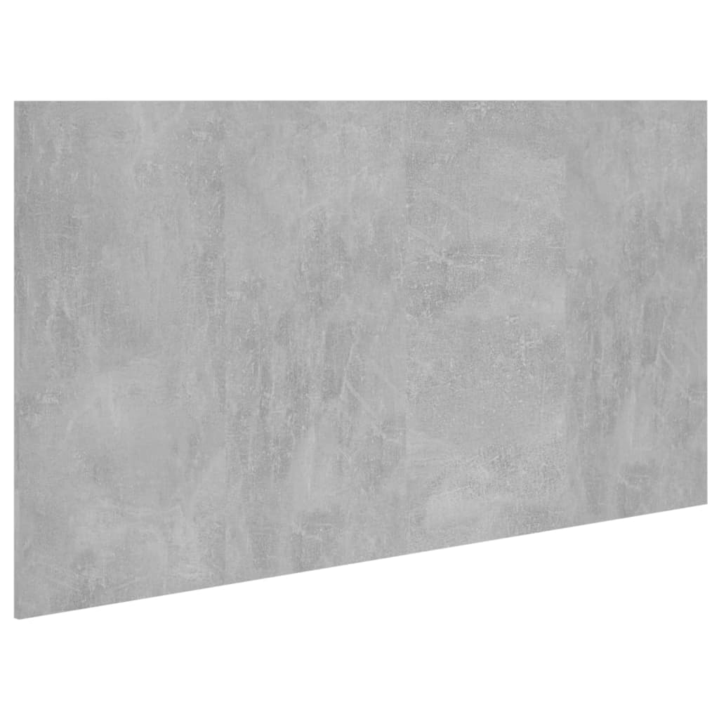Bed Headboard Concrete Grey 160 cm Engineered Wood