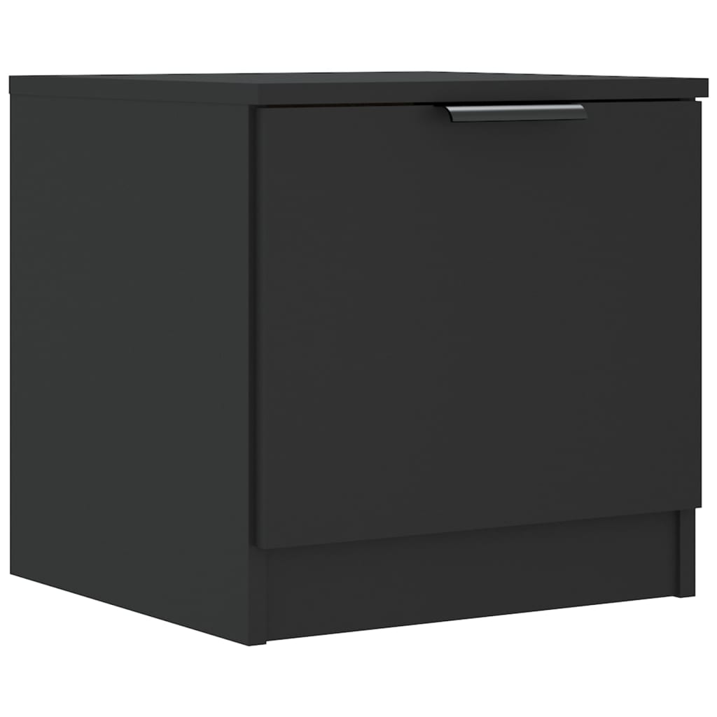 Bedside Cabinets 2 pcs Black 40x39x40 cm