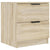 Bedside Cabinet Sonoma Oak Engineered Wood