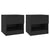 Bedside Cabinets 2 pcs Black Engineered Wood