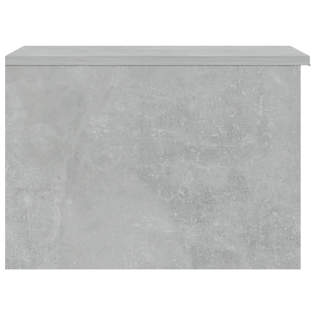 Coffee Table Concrete Grey 50x50x36 cm Engineered Wood