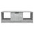 Coffee Table Concrete Grey 102x50x36 cm Engineered Wood