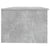 Coffee Table Concrete Grey 102x50x36 cm Engineered Wood
