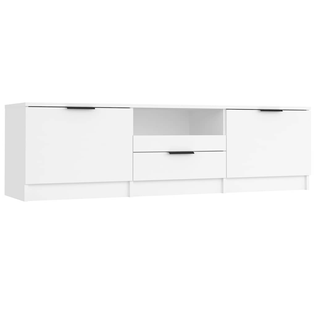 TV Cabinet White 140x35x40 cm Engineered Wood