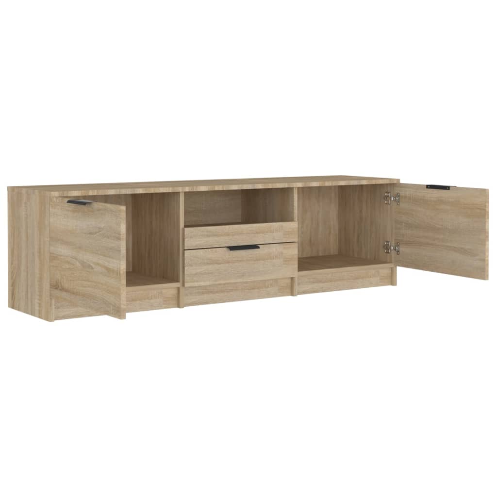 TV Cabinet Sonoma Oak 140x35x40 cm Engineered Wood