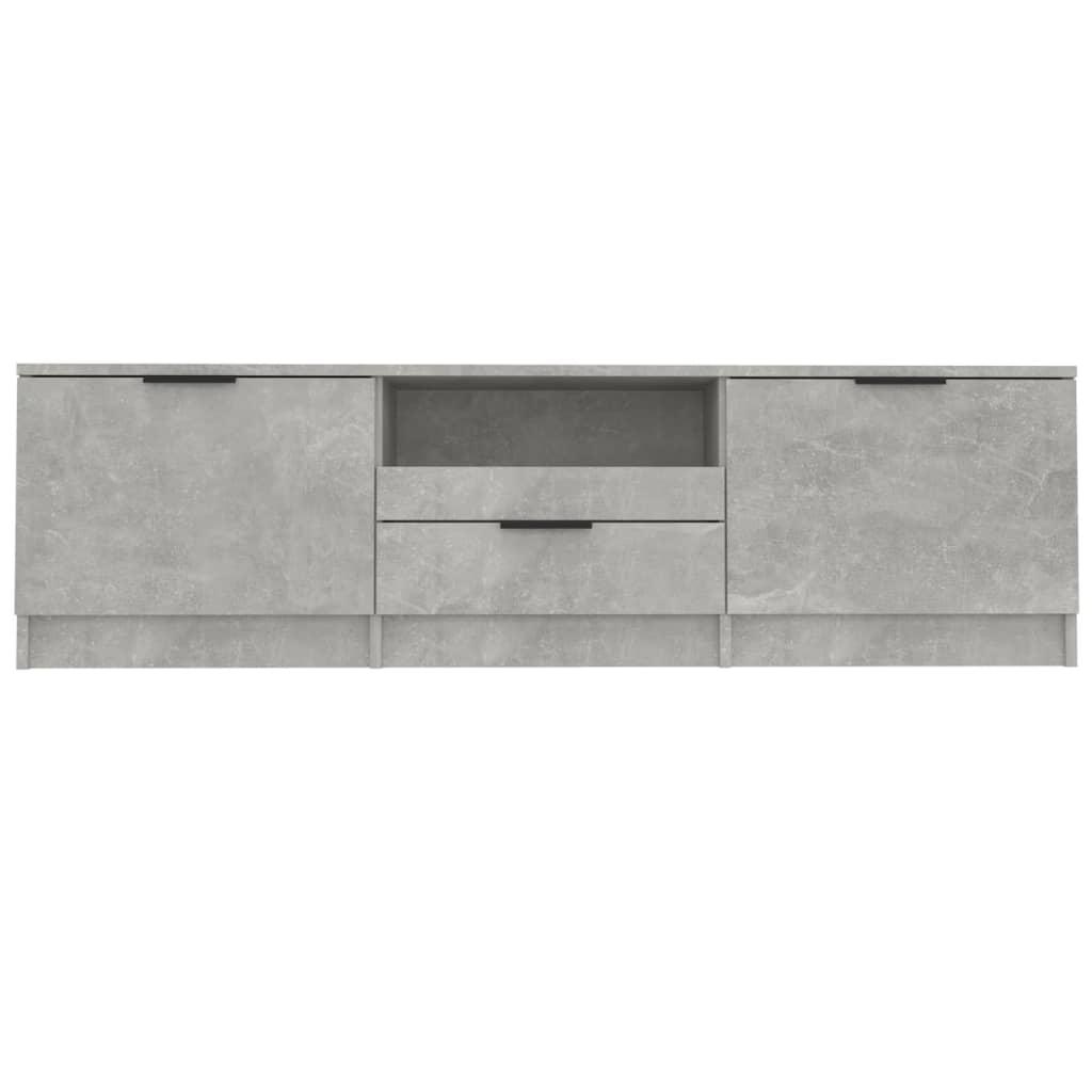 TV Cabinet Concrete Grey 140x35x40 cm Engineered Wood