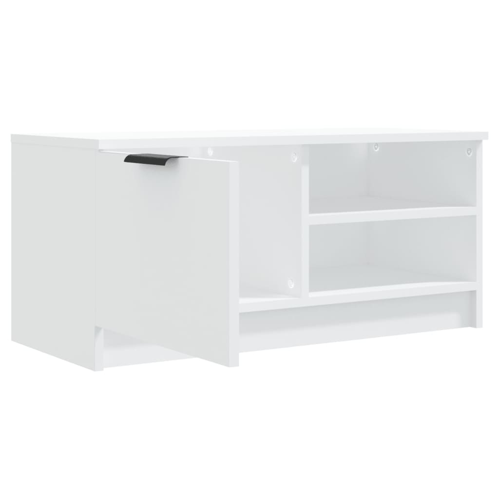 TV Cabinets 2 pcs White 80x35x36.5 cm Engineered Wood