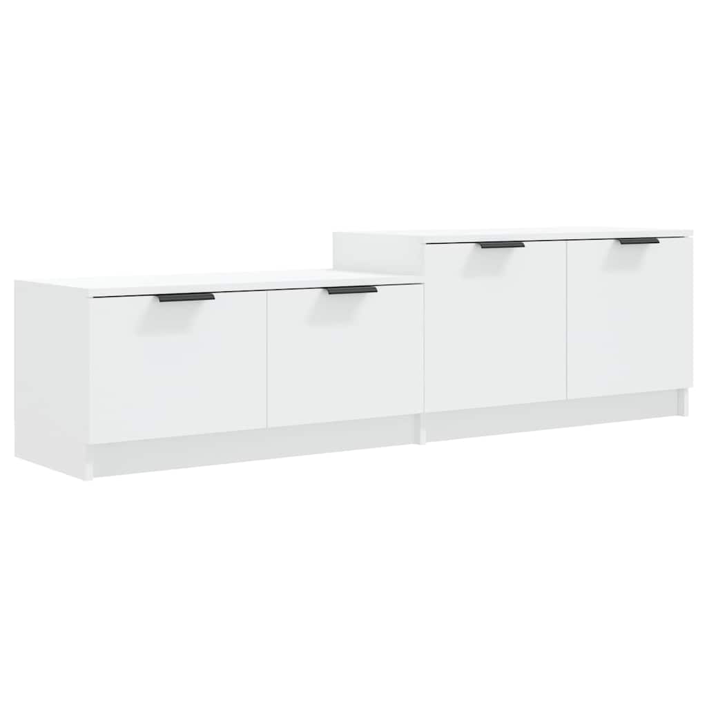 TV Cabinet White 158.5x36x45 cm Engineered Wood
