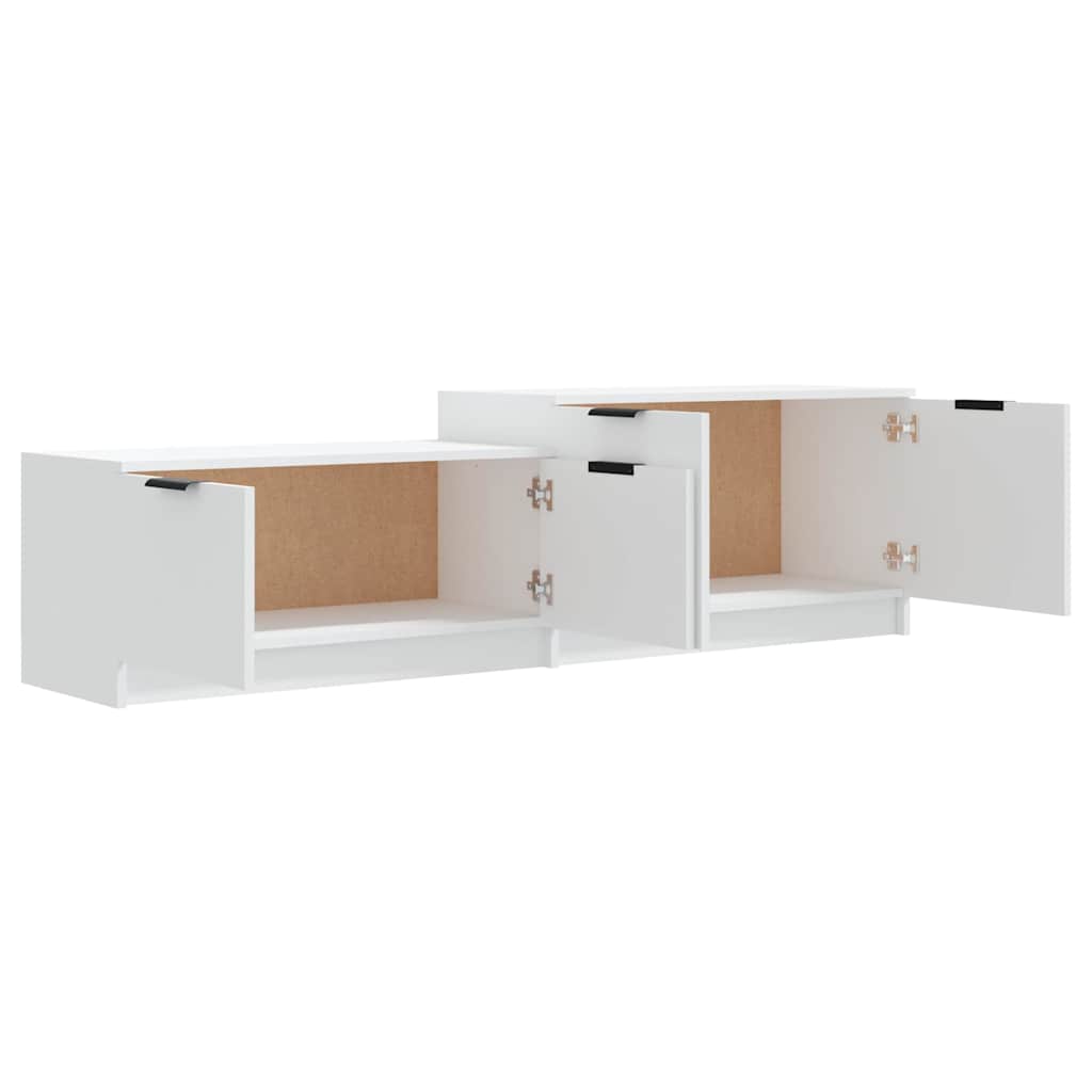 TV Cabinet White 158.5x36x45 cm Engineered Wood
