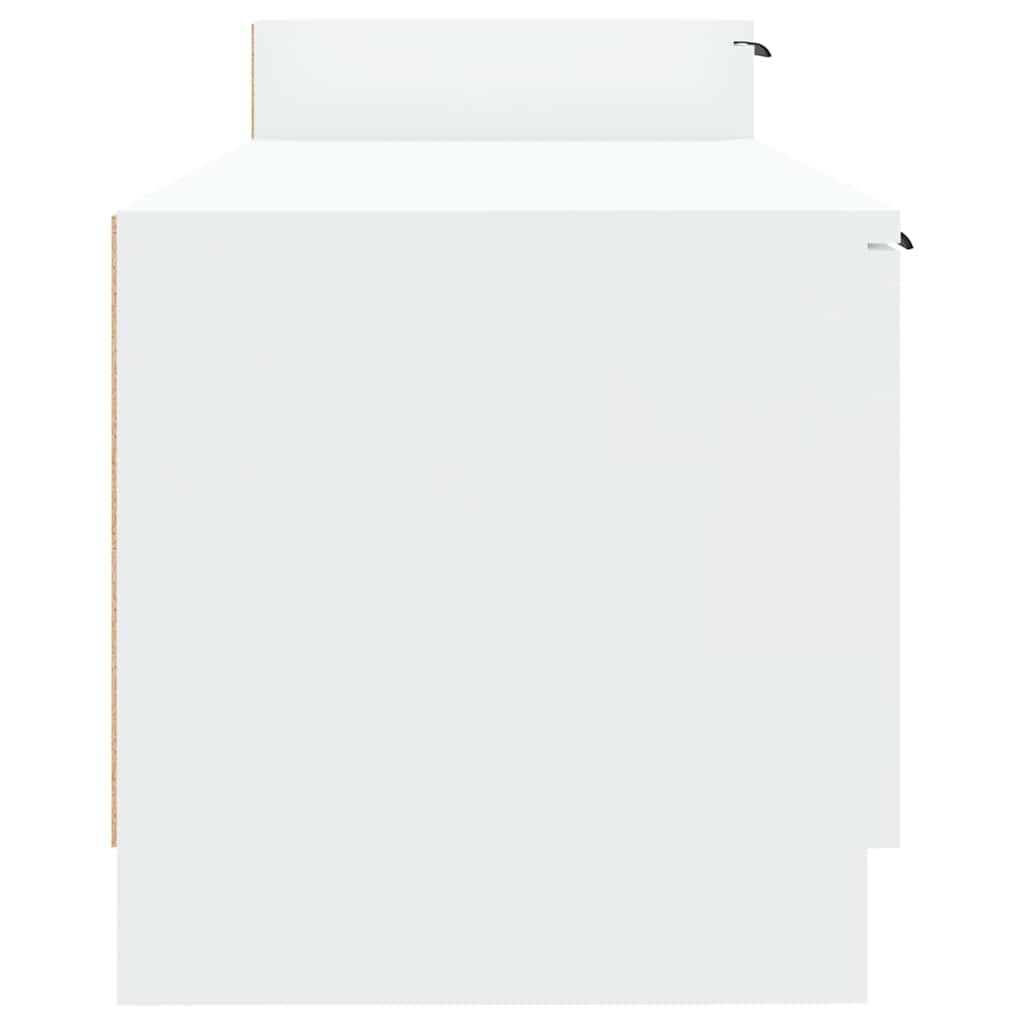 TV Cabinet White 158.5x36x45 cm Engineered Wood