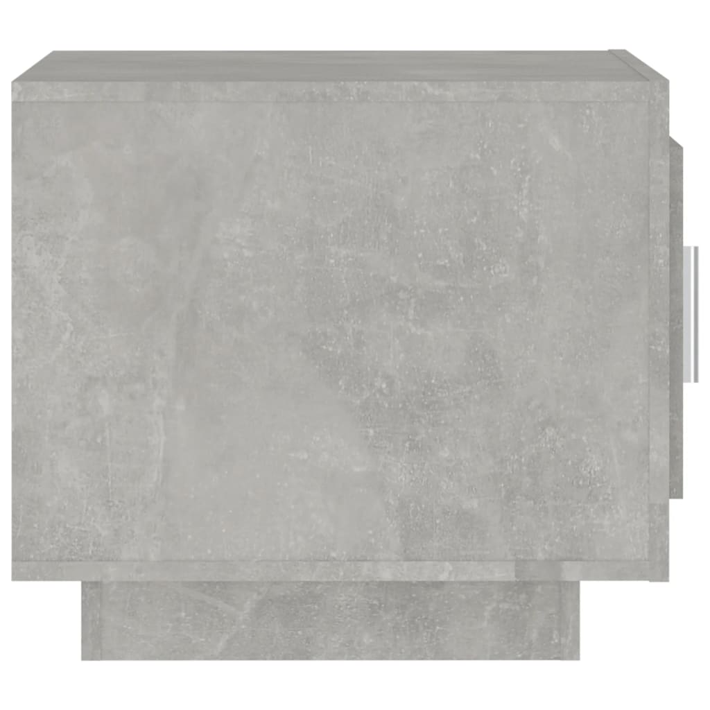 Coffee Table Concrete Grey 51x50x45 cm Engineered Wood