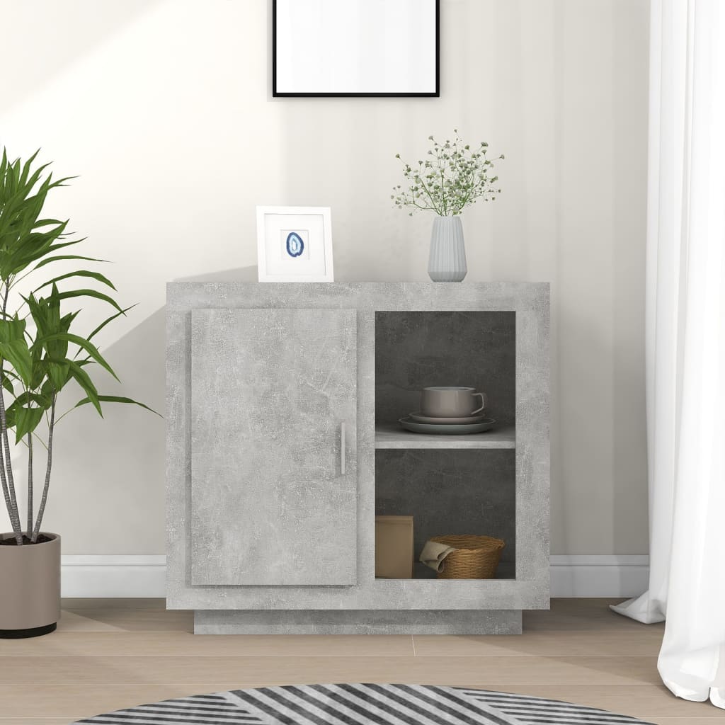 Sideboard Concrete Grey 80x40x75 cm