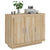 Sideboard Sonoma Oak 92x35x75 cm Engineered Wood