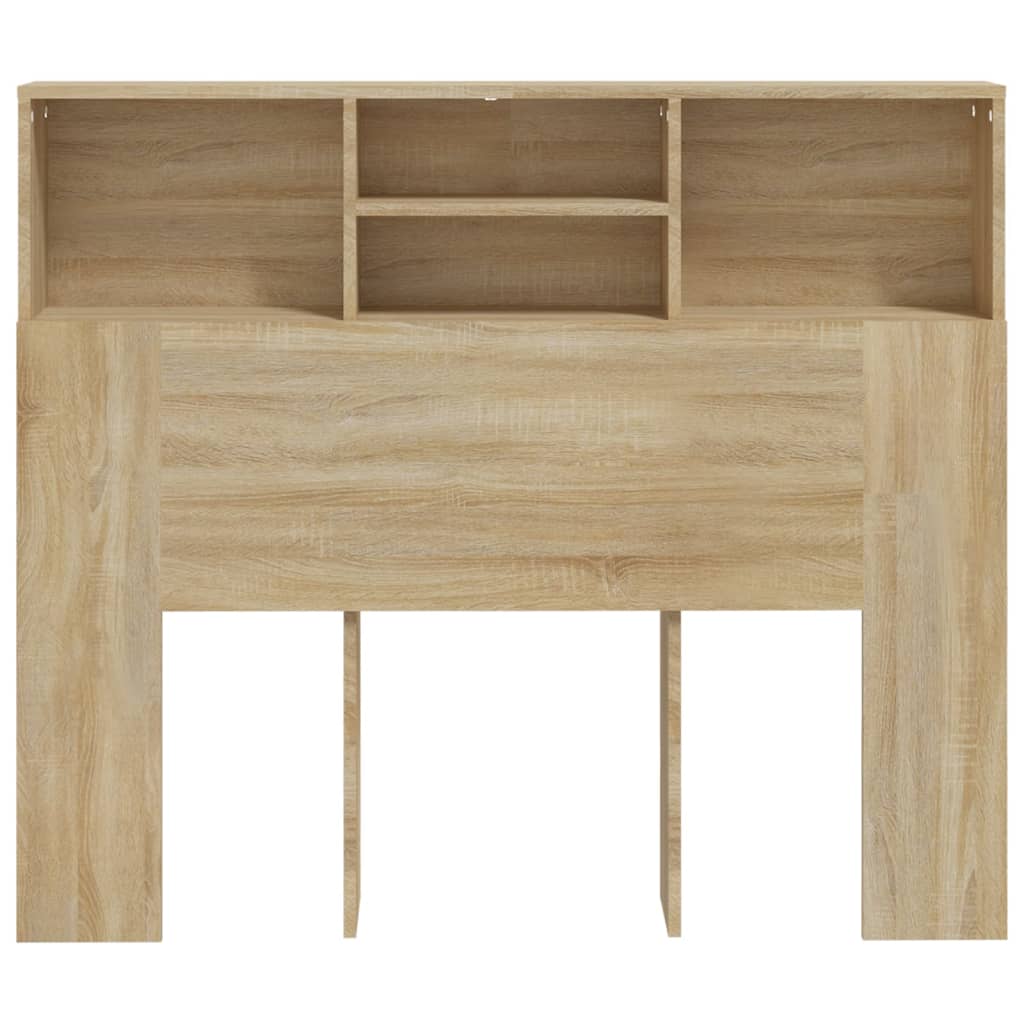 Headboard Cabinet Sonoma Oak 120 cm