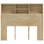 Headboard Cabinet Sonoma Oak 120 cm