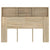 Headboard Cabinet Sonoma Oak 140 cm