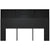 Headboard Cabinet Black 160 cm