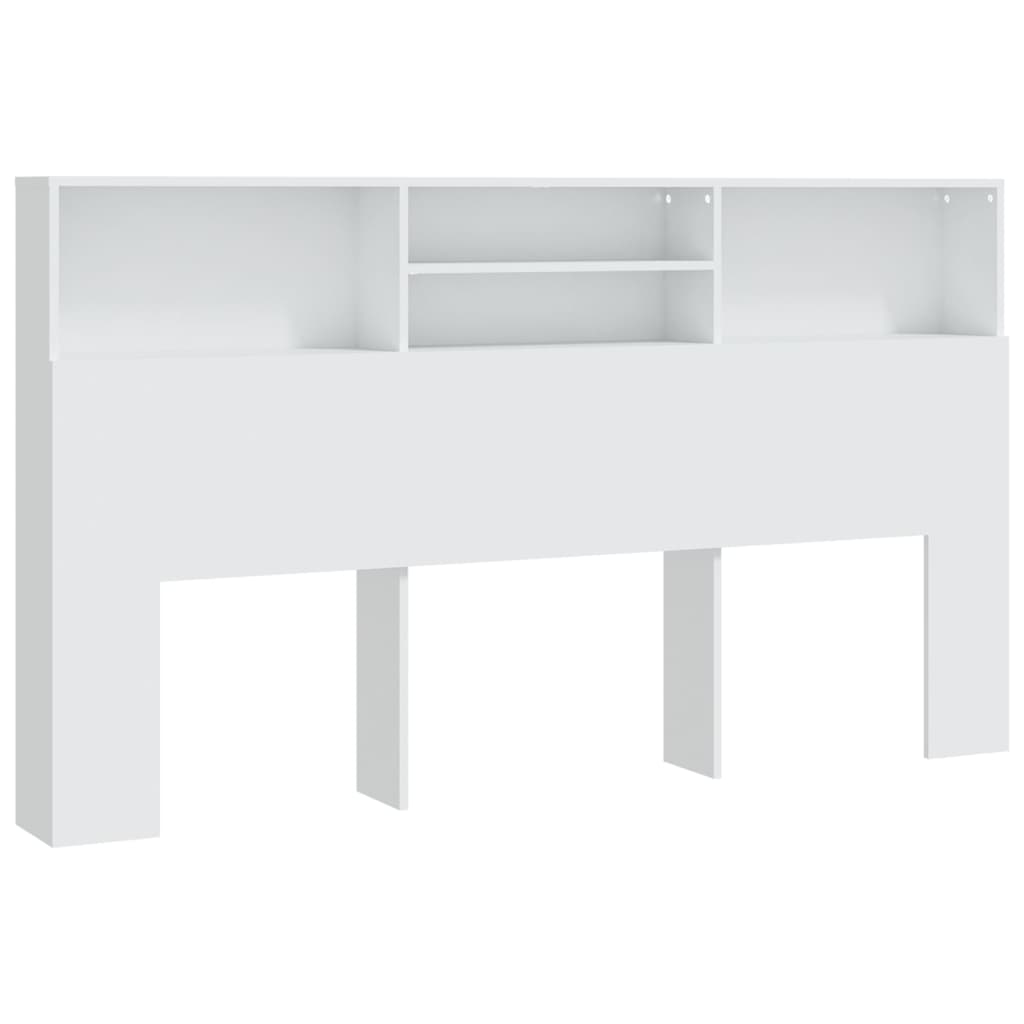 Headboard Cabinet White 180 cm