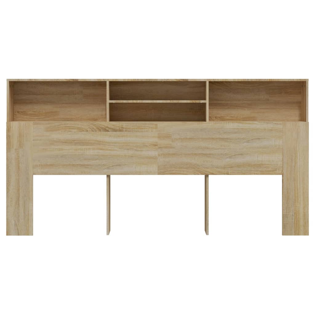 Headboard Cabinet Sonoma Oak 200 cm