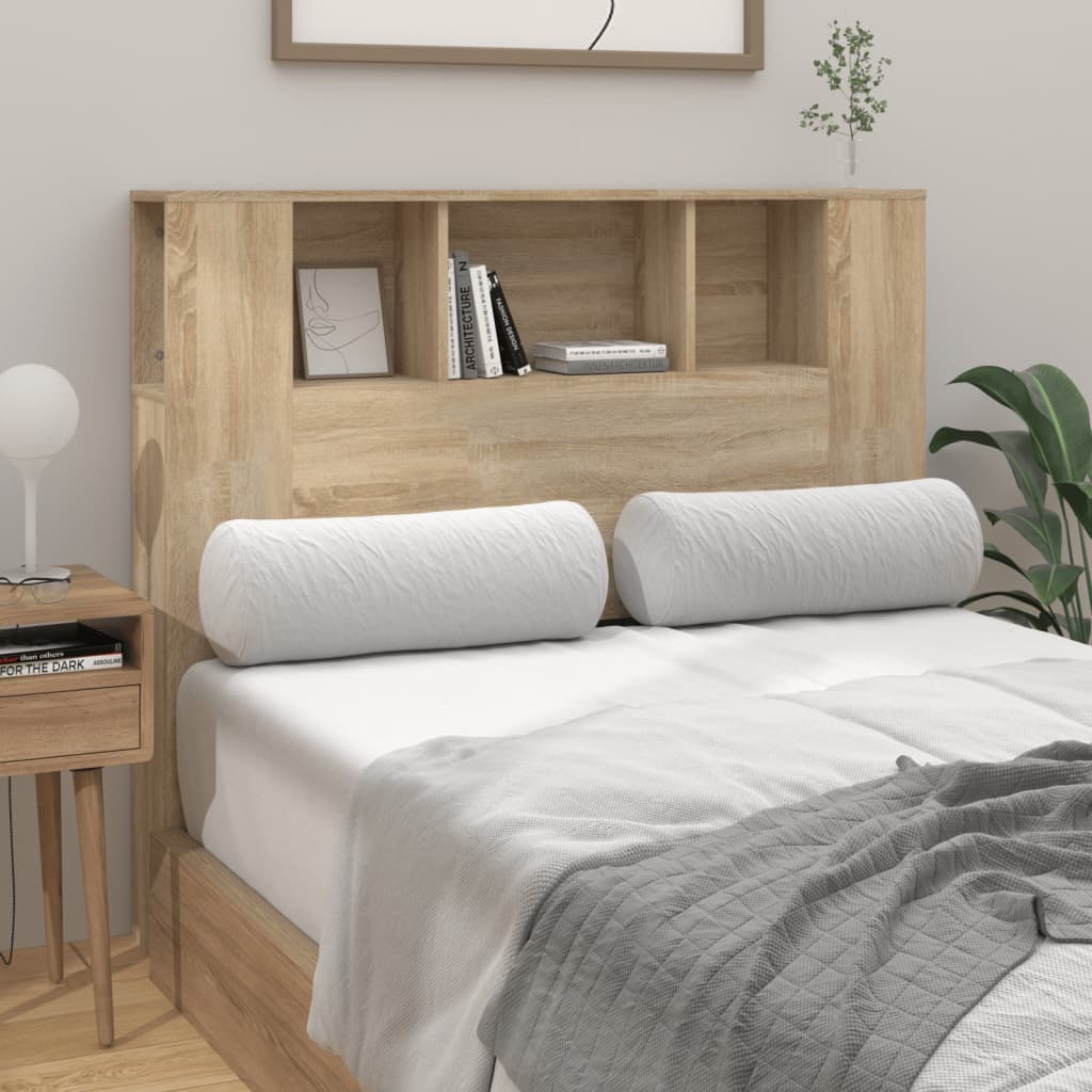 Headboard Cabinet Sonoma Oak 120 cm