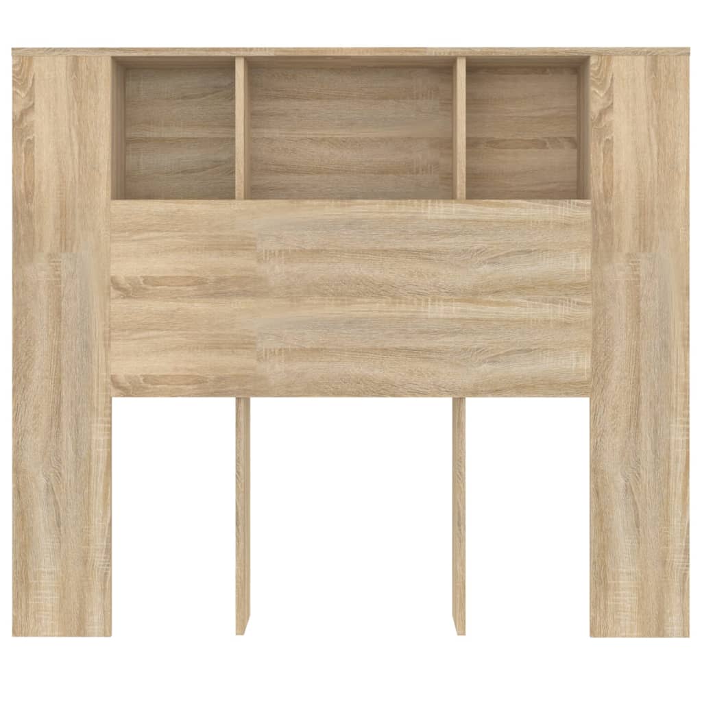 Headboard Cabinet Sonoma Oak 120 cm