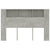 Headboard Cabinet Concrete Grey 160 cm