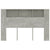 Headboard Cabinet Concrete Grey 160 cm