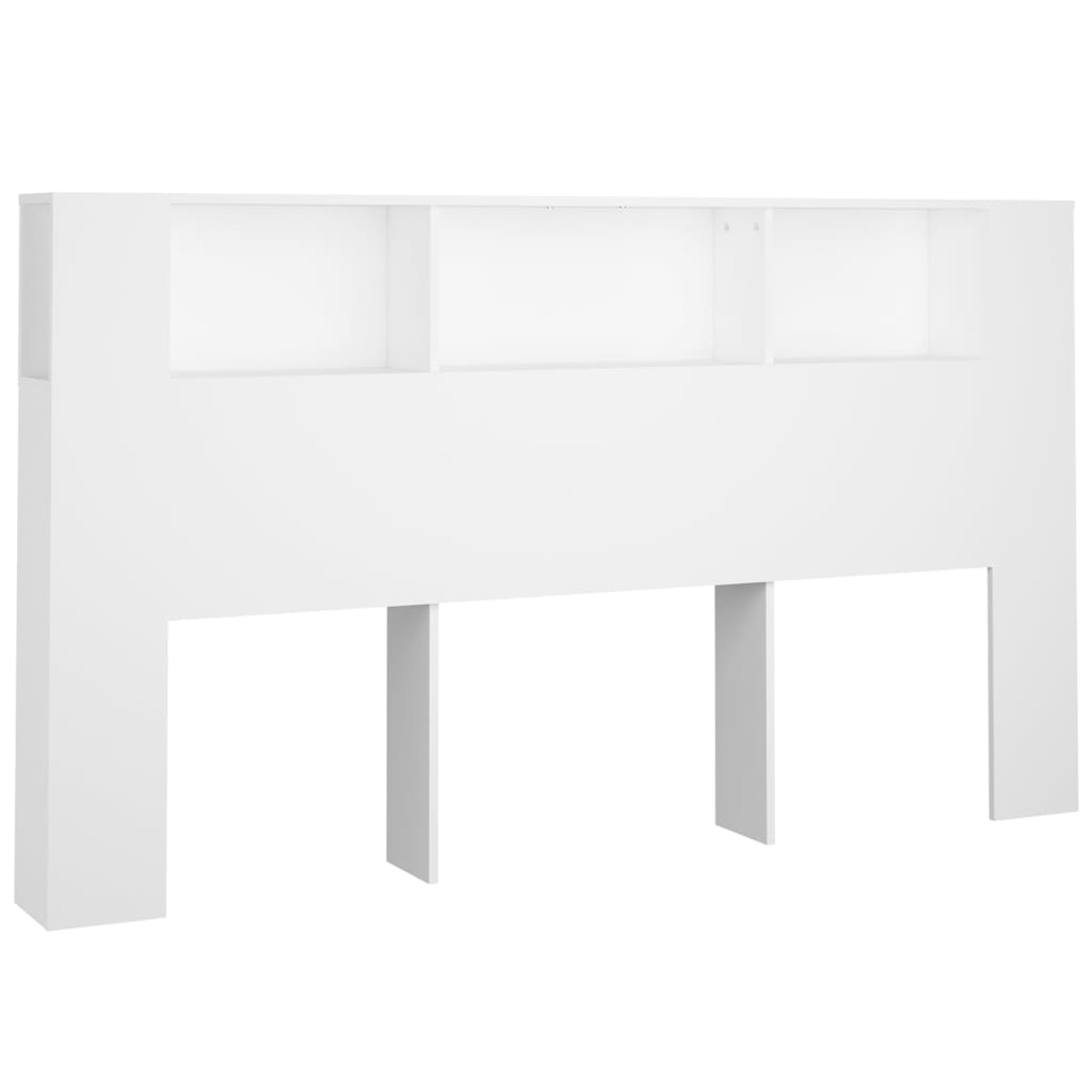 Headboard Cabinet White 180 cm