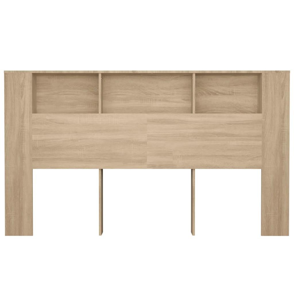 Headboard Cabinet Sonoma Oak 180 cm